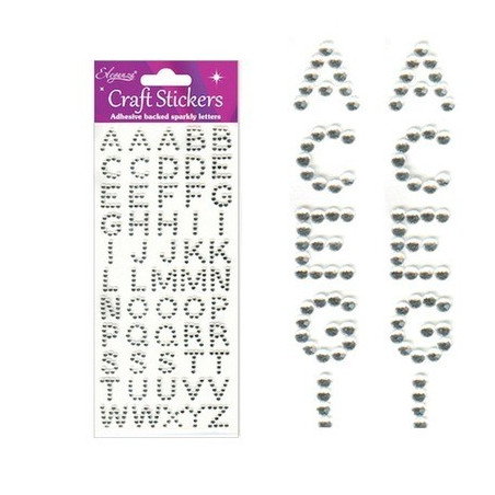 Pochettes lettres adhésives 60 mm stickers. Lettres autocollantes 6 cm
