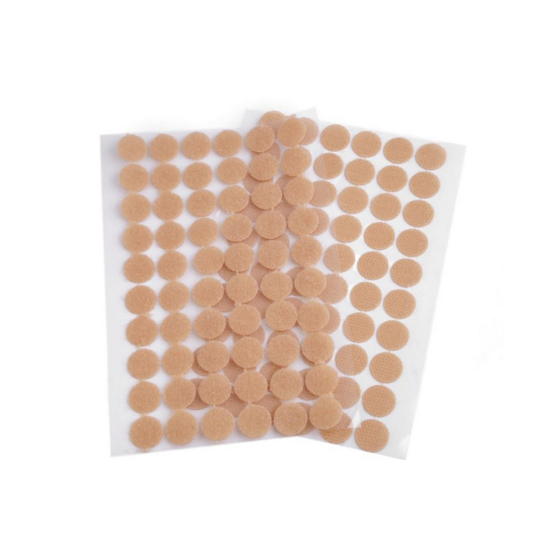 Velcro en pastilles autocollantes/adhésives scratch blanc 19mm par 10  pièces complètes - Un grand marché