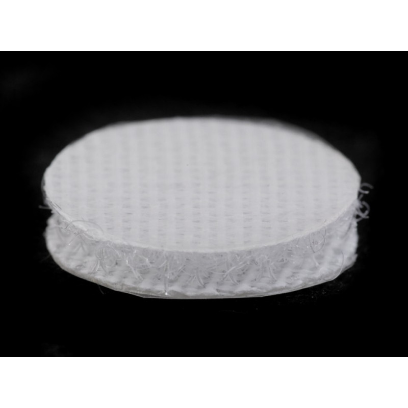 Velcro ou scratch noir en pastille, 16 mm autocollant : par lesfeesmode