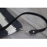 Crochet pivotant pour sac à main / Bandoulière anses de sac en corde, boucles de finitions, poignées de sac, finition cordon