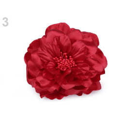 Grosse fleur tissu 13cm  / Nombreux coloris / Fleur avec subtils dégradés, pour pince cheveux ou broche fleur 
