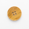 10 boutons ronds 4 trous en imitation bois / 15, 20 ou 23 mm / boutons marbrés en plastique, boutons ivoire, beige, marron, jaun