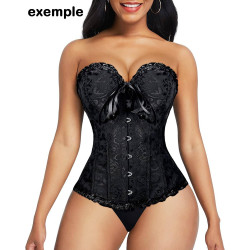 Fermeture à crochets pour corset gaine serre-taille