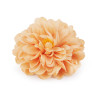 Broche fleur dahlia Ø11 cm, ivoire ou rose saumon,  accessoire de coiffure 