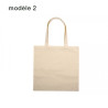 Lot de 3 sacs en toile de coton brute