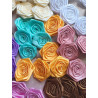 lot 50 grosses roses satin