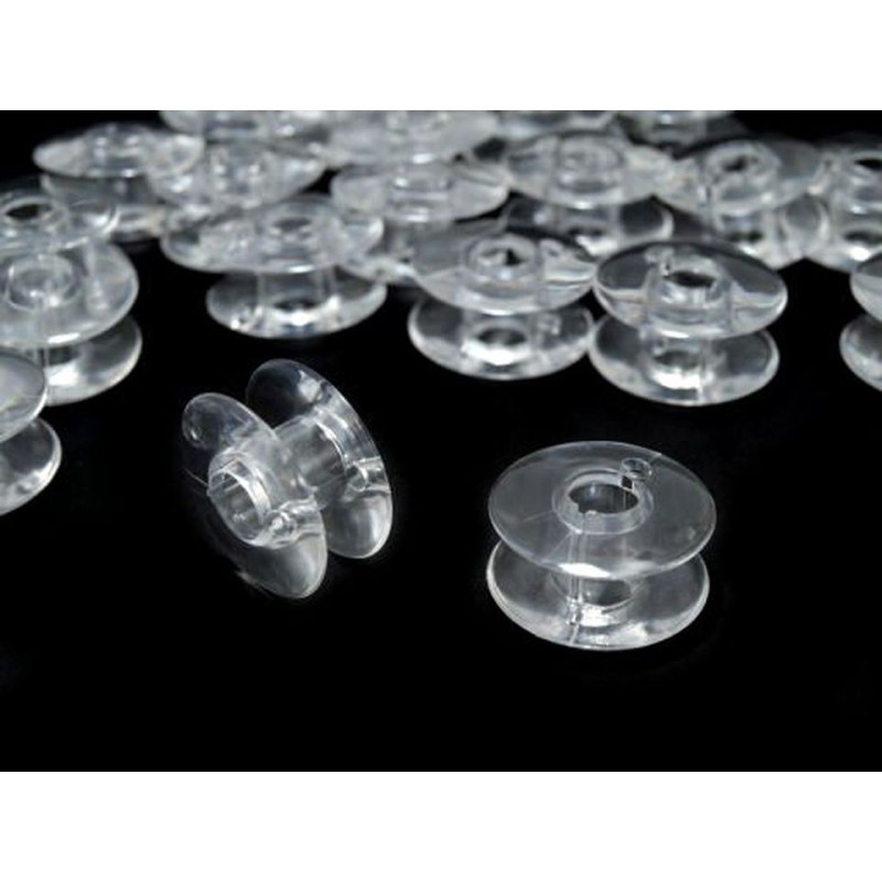 10 canettes en plastique SINGER 19 mm